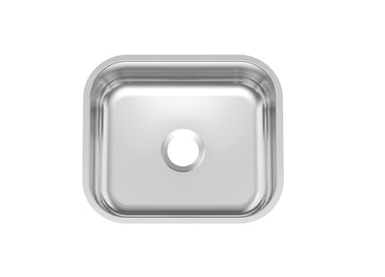 Cubeta de Bajo poner Tramontina Basic 40 BL en acero inoxidable natural 40x34 cm