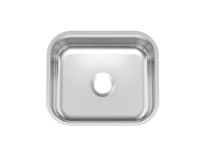 Cubeta de Bajo poner Tramontina Basic 40 BL en acero inoxidable natural 40x34 cm