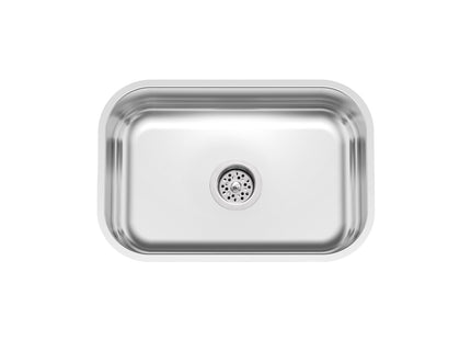 Cubeta Bajo poner Tramontina Basic 47 BL en acero inoxidable natural 47x30 cm