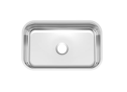Cubeta Bajo poner Tramontina Basic 56 BL en acero inoxidable natural 56x34 cm