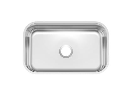 Cubeta Bajo poner Tramontina Basic 56 BL en acero inoxidable natural 56x34 cm