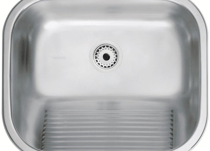 Lavadero Tramontina de empotrar en acero inoxidable cepillado 34 L 50x40 cm