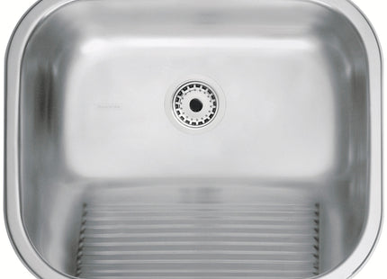 Lavadero Tramontina de empotrar en acero inoxidable cepillado 34 L 50x40 cm