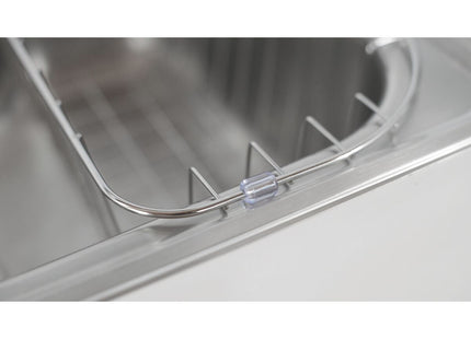Cesto alambrado en acero inoxidable para fregadero de empotrar e incrustar Morgana 60 FX