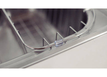 Cesto alambrado en acero inoxidable para fregadero de empotrar e incrustar Morgana 60 FX