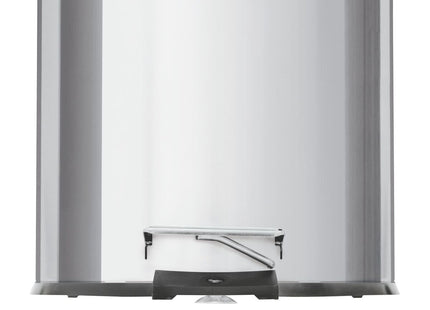 Basurero de acero inoxidable con Pedal Brasil 5 L Tramontina con acabado pulido y cubo plastico interno