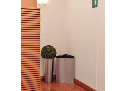 Basurero Tramontina Terni de Acero Inoxidable con Acabado Satinado 50 L