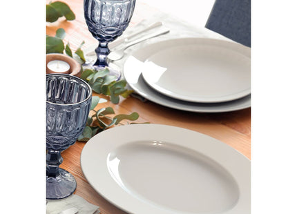 Bandeja Oval Tramontina Maria Augusta en Porcelana 32x25 cm
