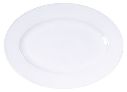 Bandeja Oval Tramontina Maria Augusta en Porcelana 40x29 cm