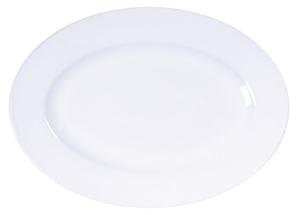 Bandeja Oval Tramontina Maria Augusta en Porcelana 40x29 cm