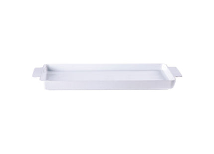 Bandeja Rectangular Tramontina  Maria Augusta en Porcelana 24x13 cm