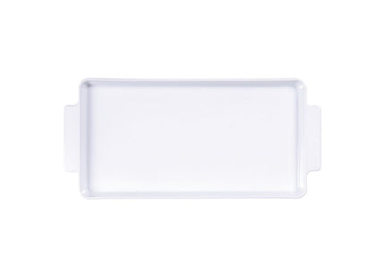 Bandeja Rectangular Tramontina  Maria Augusta en Porcelana 24x13 cm