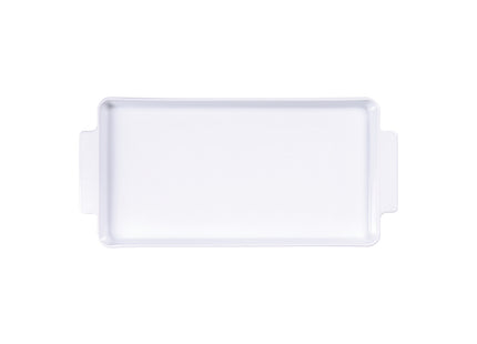 Bandeja Rectangular Tramontina  Maria Augusta en Porcelana 24x13 cm