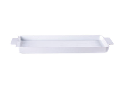 Bandeja Rectangular Tramontina Maria Augusta en Porcelana 28x15 cm