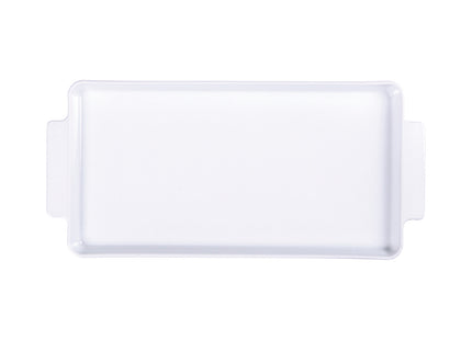 Bandeja Rectangular Tramontina Maria Augusta en Porcelana 28x15 cm