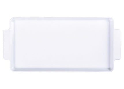 Bandeja Rectangular Tramontina Maria Augusta en Porcelana 36x19 cm