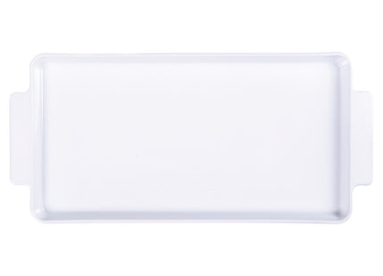 Bandeja Rectangular Tramontina Maria Augusta en Porcelana 36x19 cm
