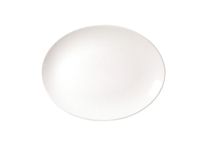 Bandeja Oval Tramontina Quartzo en Porcelana 40x29 cm
