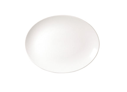 Bandeja Oval Tramontina Quartzo en Porcelana 40x29 cm