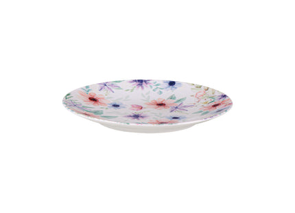 Plato Postre Tramontina Floratta en Porcelana Decorada 21 cm