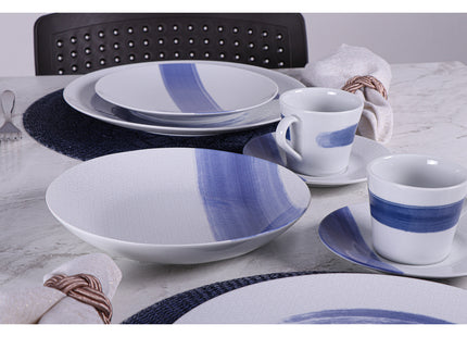 Juego Taza y Platillo de Té Tramontina Soho en Porcelana Decorada 185 ml 2 Piezas
