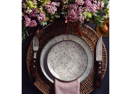 Plato Postre Tramontina Polaris en Porcelana Decorada 21 cm
