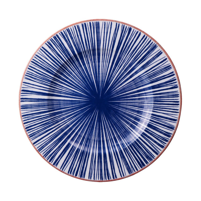 Plato Raso Tramontina Abstratta en Porcelana...