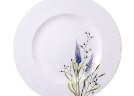 Plato Raso Tramontina Lilla en Porcelana Decorada 28 cm