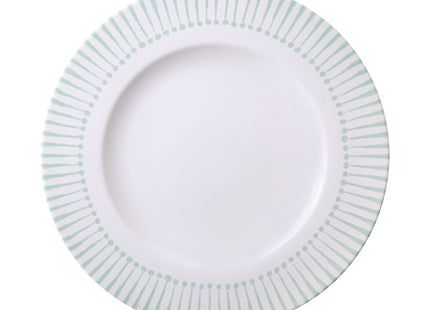 Plato Raso Tramontina Monocroma en Porcelana Decorada 28 cm
