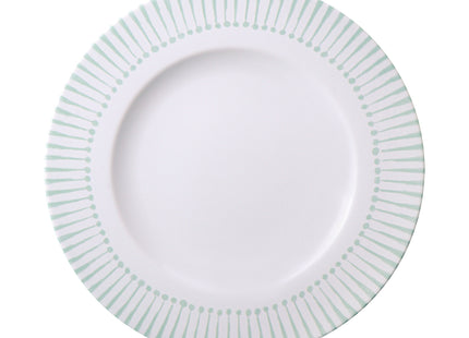 Plato Raso Tramontina Monocroma en Porcelana Decorada 28 cm