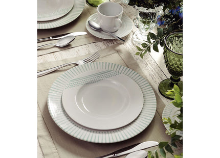 Plato Raso Tramontina Monocroma en Porcelana Decorada 28 cm