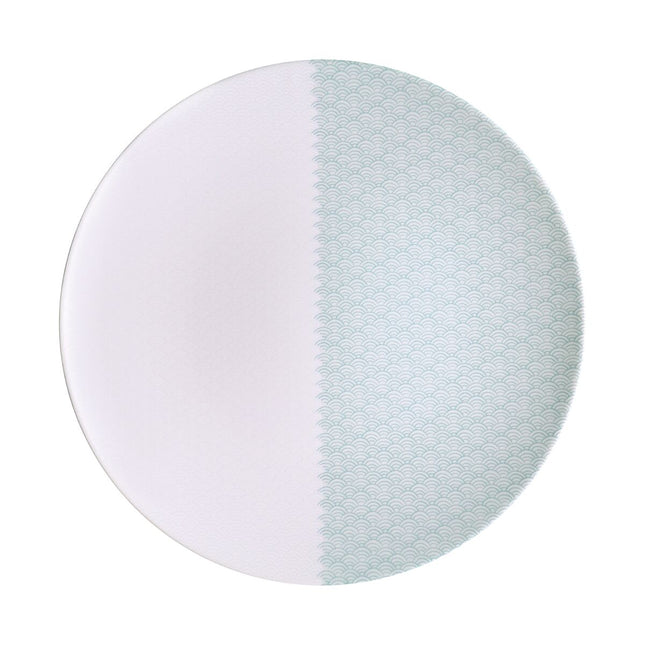 Plato Raso Tramontina Aquarius en Porcelana...