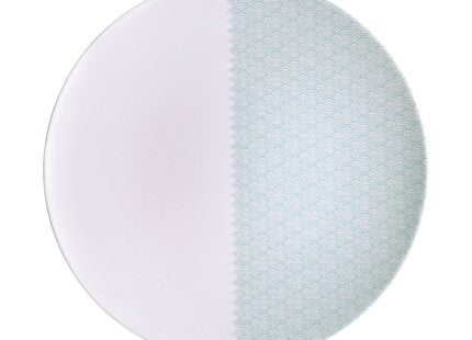 Plato Raso Tramontina Aquarius en Porcelana Decorada 28 cm