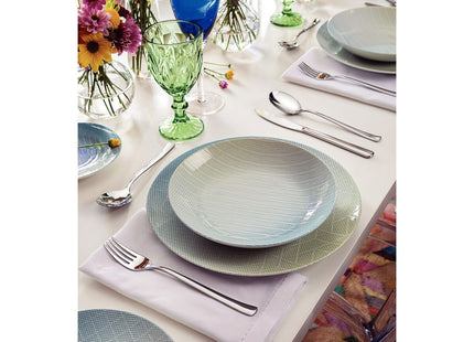 Plato Postre Tramontina Polaris en Porcelana Decorada 21 cm