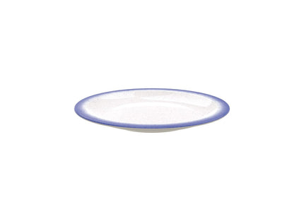 Plato de Postre Tramontina Rústico Azul en Porcelana Decorada 21 cm