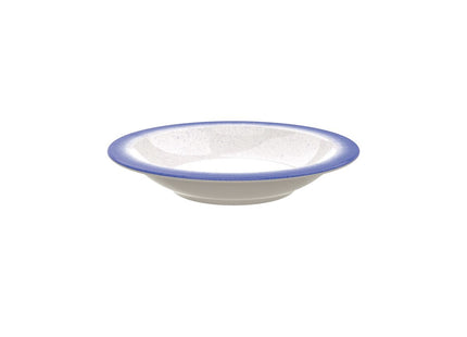 Plato Hondo Tramontina Rústico Azul en Porcelana Decorada 22 cm