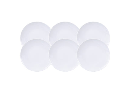 Kit Plato Postre Tramontina Leonora en Porcelana 19 cm 06 Piezas
