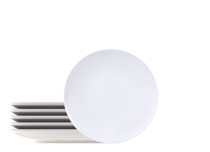 Kit Plato Postre Tramontina Leonora en Porcelana 19 cm 06 Piezas