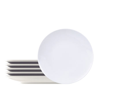Kit Plato Postre Tramontina Leonora en Porcelana 19 cm 06 Piezas