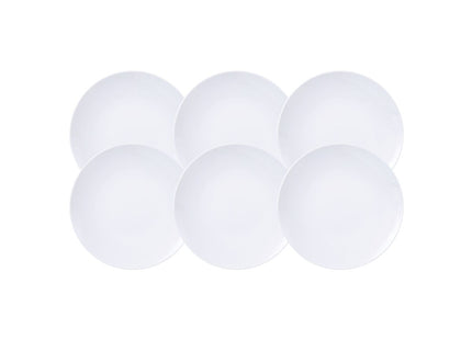 Kit Plato Hondo Tramontina Leonora en Porcelana 21 cm 6 Piezas