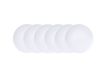 Kit Plato Hondo Tramontina Leonora en Porcelana 21 cm 6 Piezas