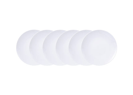 Kit Plato Hondo Tramontina Leonora en Porcelana 21 cm 6 Piezas