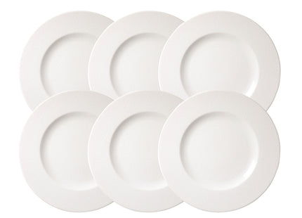 Kit Plato Raso Tramontina Quartzo en Porcelana Decorada 28 cm 06 Piezas