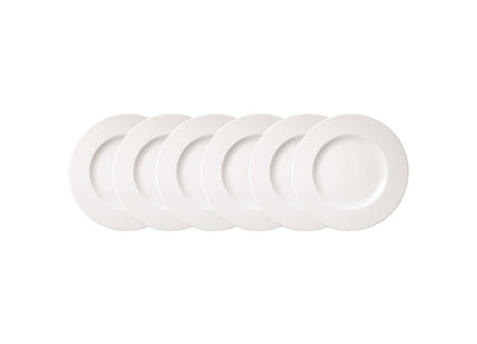 Kit Plato Postre Tramontina Quartzo en Porcelana Decorada 21 cm 06 Piezas