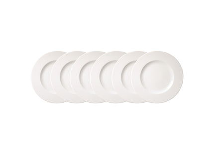 Kit Plato Postre Tramontina Quartzo en Porcelana Decorada 21 cm 06 Piezas
