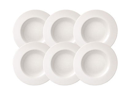 Kit Plato Hondo Tramontina Quartzo en Porcelana Decorada 23 cm 06 Piezas