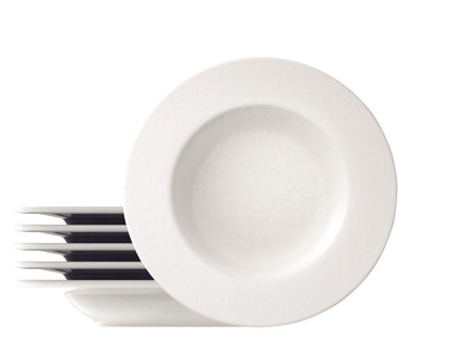 Kit Plato Hondo Tramontina Quartzo en Porcelana Decorada 23 cm 06 Piezas