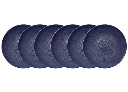 Kit Plato Raso Tramontina Topázio en Porcelana Decorada 28 cm 06 Piezas