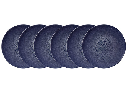 Kit Plato Raso Tramontina Topázio en Porcelana Decorada 28 cm 06 Piezas