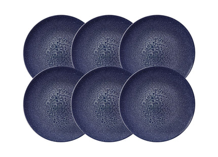 Kit Plato Raso Tramontina Topázio en Porcelana Decorada 28 cm 06 Piezas